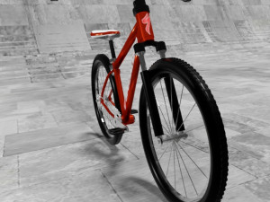 4 bicycles in 3 dimensions Modello 3D