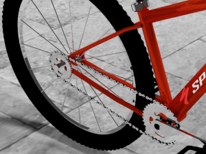 4 bicycles in 3 dimensions Modello 3D