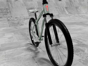 4 bicycles in 3 dimensions Modello 3D