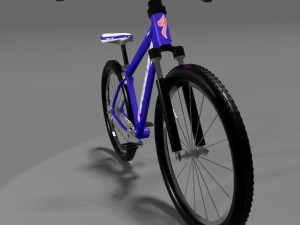 4 bicycles in 3 dimensions Modello 3D