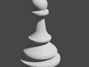 Chess piece 3D Print Model