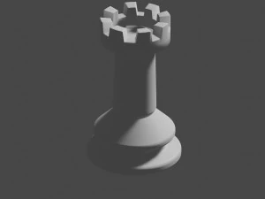 Tower chess piece 3D Print Model