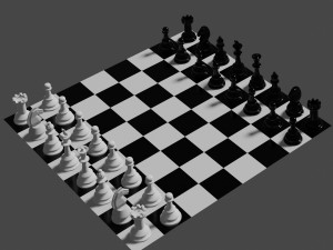 Complete chess 3D Baskı Modeli