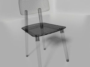 Chair for rendering and 3d printing Model 3D
