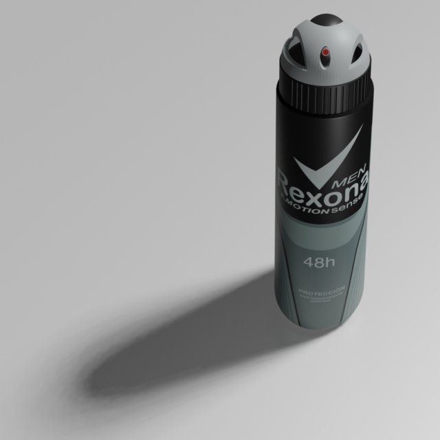 Deodorant perfume in 3 dimensions Model 3D .c4d .max .obj .3ds .fbx .stl .blend 