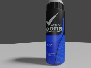 Deodorant perfume in 3 dimensions Model 3D