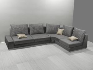 Armchair or sofa for living room in 3 dimensions 3D Модель