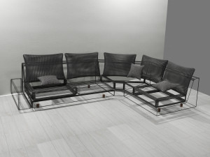 Armchair or sofa for living room in 3 dimensions 3D Модель