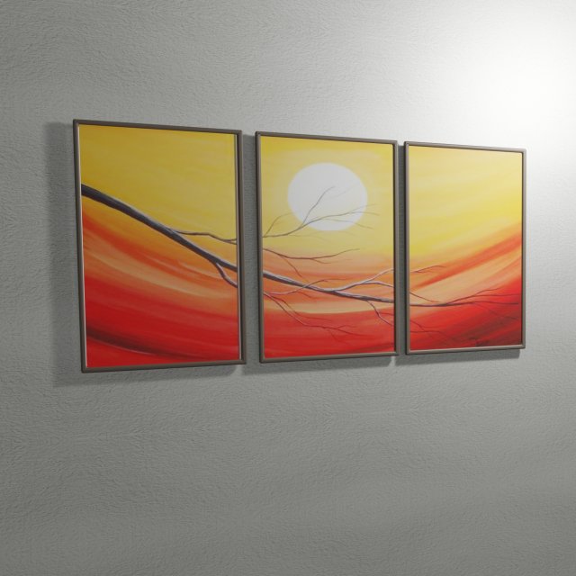 Paintings drawn in 3 dimensions Modello 3D .c4d .max .obj .3ds .fbx .stl .blend 