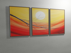 Paintings drawn in 3 dimensions Modelo 3D