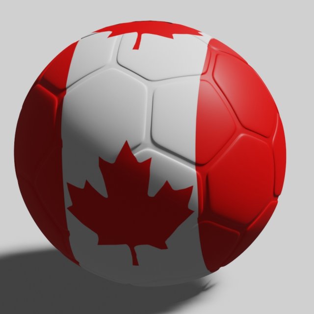 Soccer ball in 3 dimensions Modello 3D .c4d .max .obj .3ds .fbx .stl .blend 