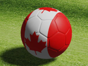 Soccer ball in 3 dimensions 3D Model