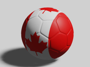 Soccer ball in 3 dimensions Modello 3D
