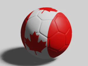Soccer ball in 3 dimensions 3D Model