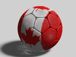 Soccer ball in 3 dimensions Modello 3D