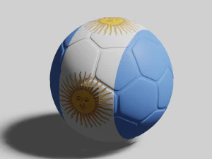 Bola sepak dalam 3 dimensi Model 3D