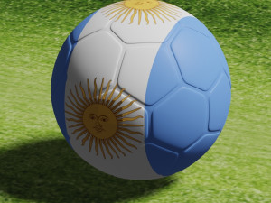 Soccer ball in 3 dimensions Modèle 3D