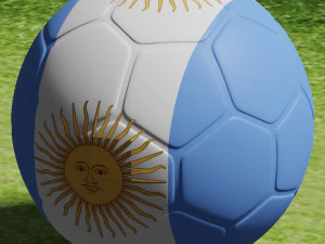 Soccer ball in 3 dimensions 3D Model