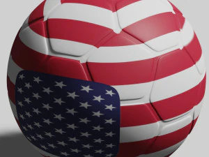 Футбольный мяч 3D Модель