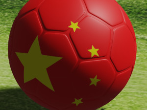 Soccer ball in 3d 3D Model