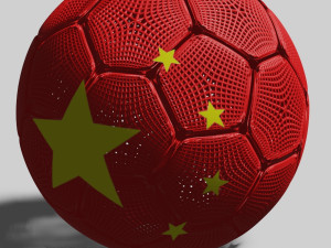Soccer ball in 3d 3D Model
