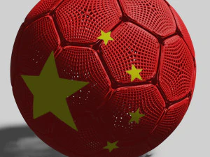 Soccer ball in 3d 3D Model