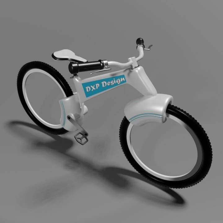Design bike 3D Model .c4d .max .obj .3ds .fbx .stl .blend 