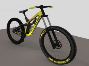 3d drawing of a mountain bike 3D Model