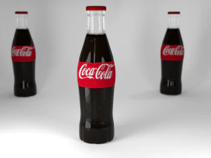 Garrafa de coca-cola em 3d Modelo 3D
