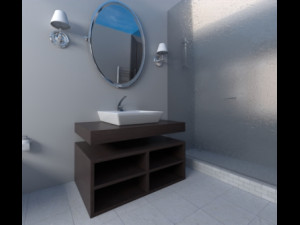 Bathroom in 3 dimensions 3D 模型