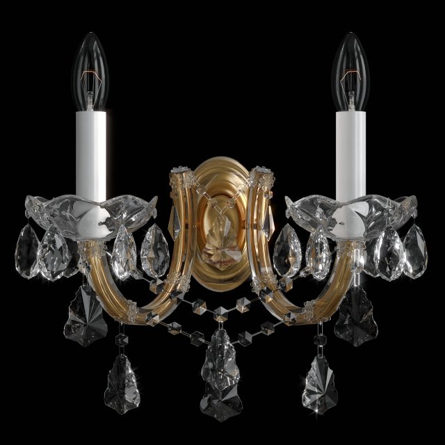 Light chandelier for interior of a house drawn in 3d 3D Model .c4d .max .obj .3ds .fbx .stl .blend