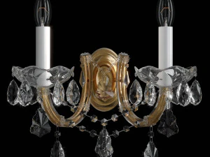 3D로 그린 집 내부를 위한 조명 샹들리에 3D 모델