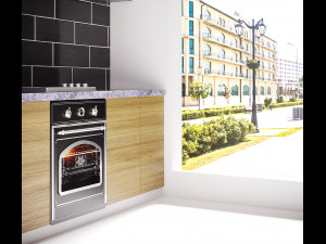 Modern Kitchen Modelo 3D