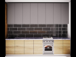 Modern Kitchen 3D Model