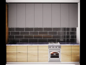 Сучасна кухня 3D Модель