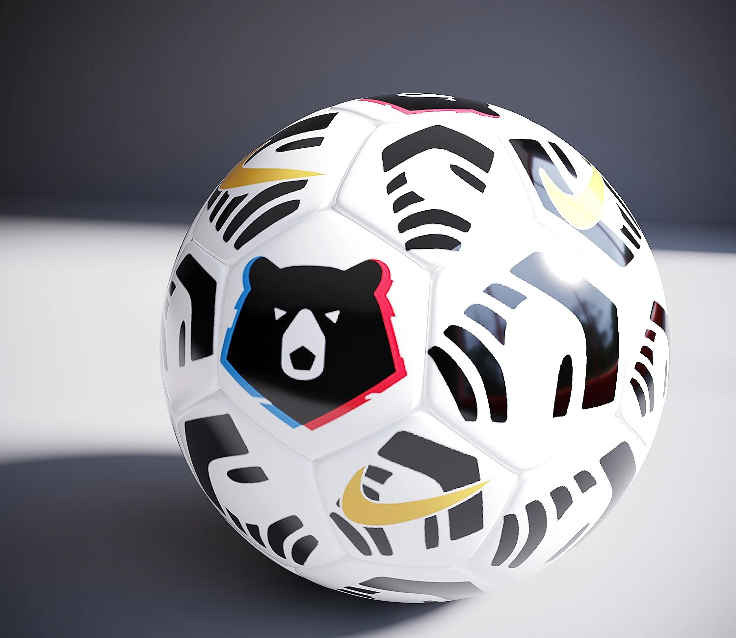 Premier-liga 3D Model .c4d .max .obj .3ds .fbx .stl .blend 