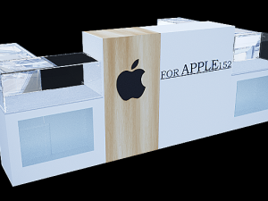 Stand with glass shelf Modelo 3D