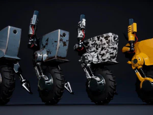 드로이드 아웃랜더 3D 모델