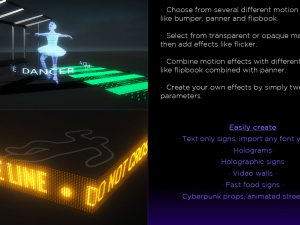 Real LED Sign and Digital Display Creator 3D Model