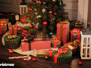 暖かいクリスマス 3Dモデル