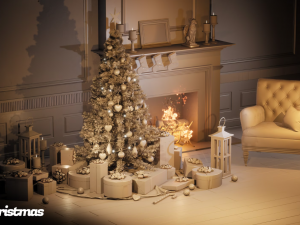 Warm Christmas 3D Model