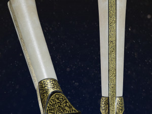 19th Century Iran Style Dagger 3D मॉडल