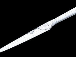 19th Century Iran Style Dagger 3D मॉडल