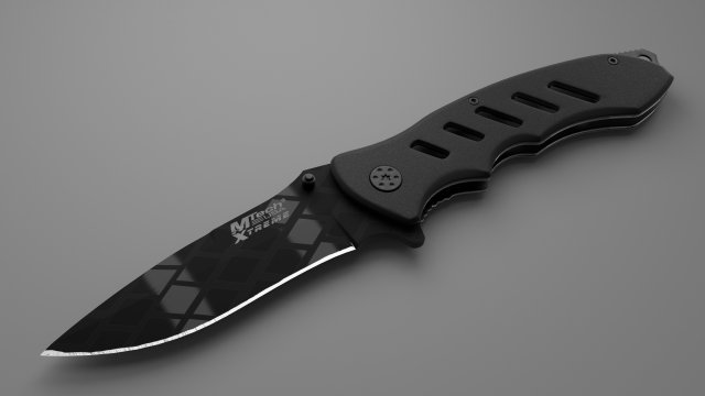 Mtech Tactical Folding Knife Modèle 3D .c4d .max .obj .3ds .fbx .stl .blend 