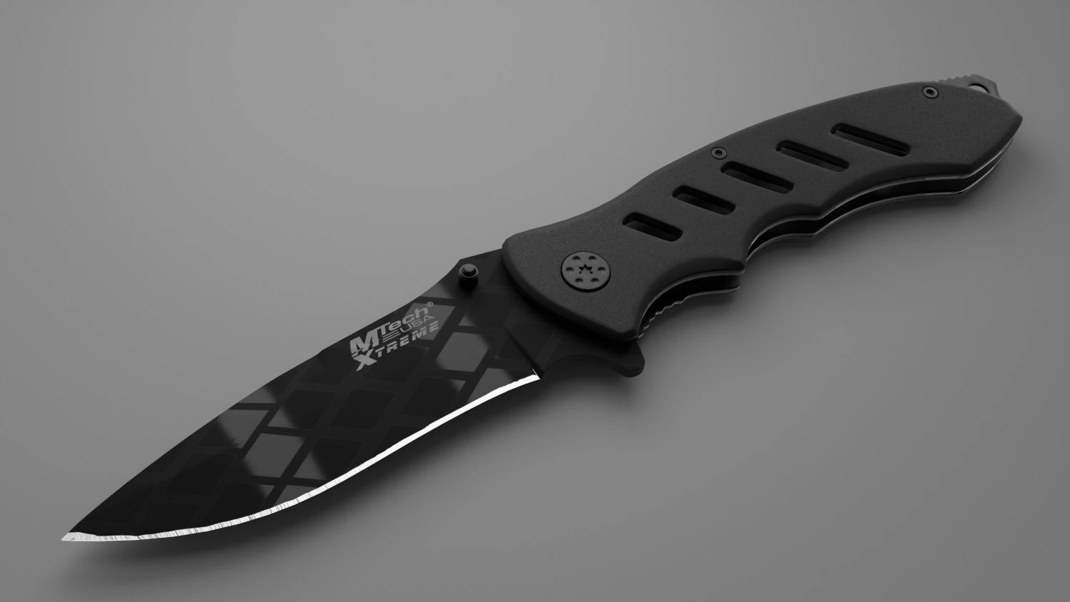 Mtech Tactical Folding Knife 3D Model .c4d .max .obj .3ds .fbx .stl .blend 