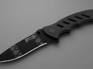 Mtech Tactical Folding Knife 3D Model