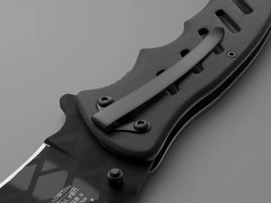 Mtech Tactical Folding Knife 3D Model