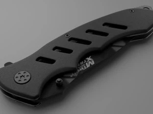 Mtech Tactical Folding Knife 3D Model