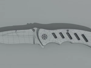 Mtech Tactical Folding Knife 3D Model