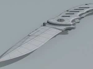 Mtech Tactical Folding Knife 3D Model
